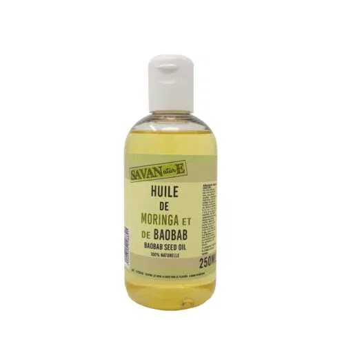 Huile de moringa et de baobab