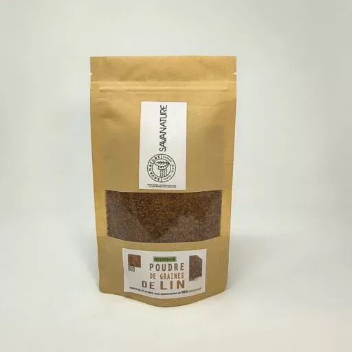 Poudre de graine de lin